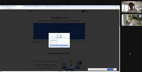 Sesión de test de guerrilla en remoto